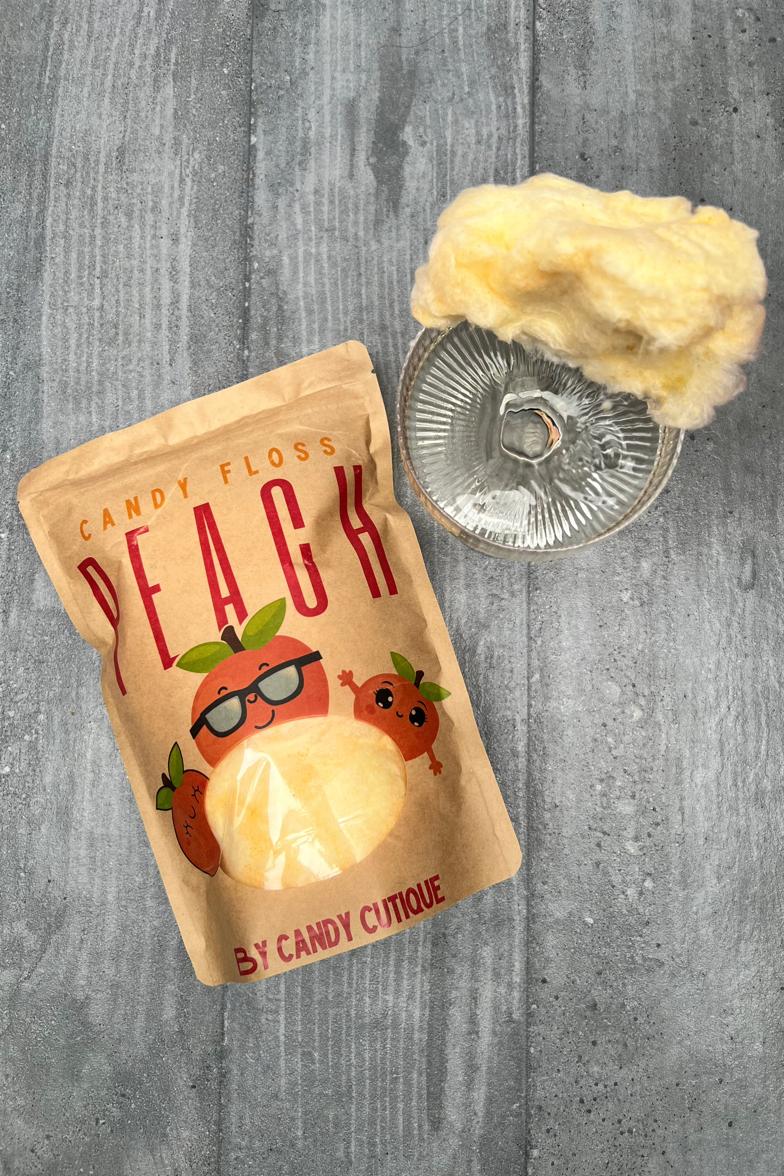 Peach Candy Floss Jumbo Bag